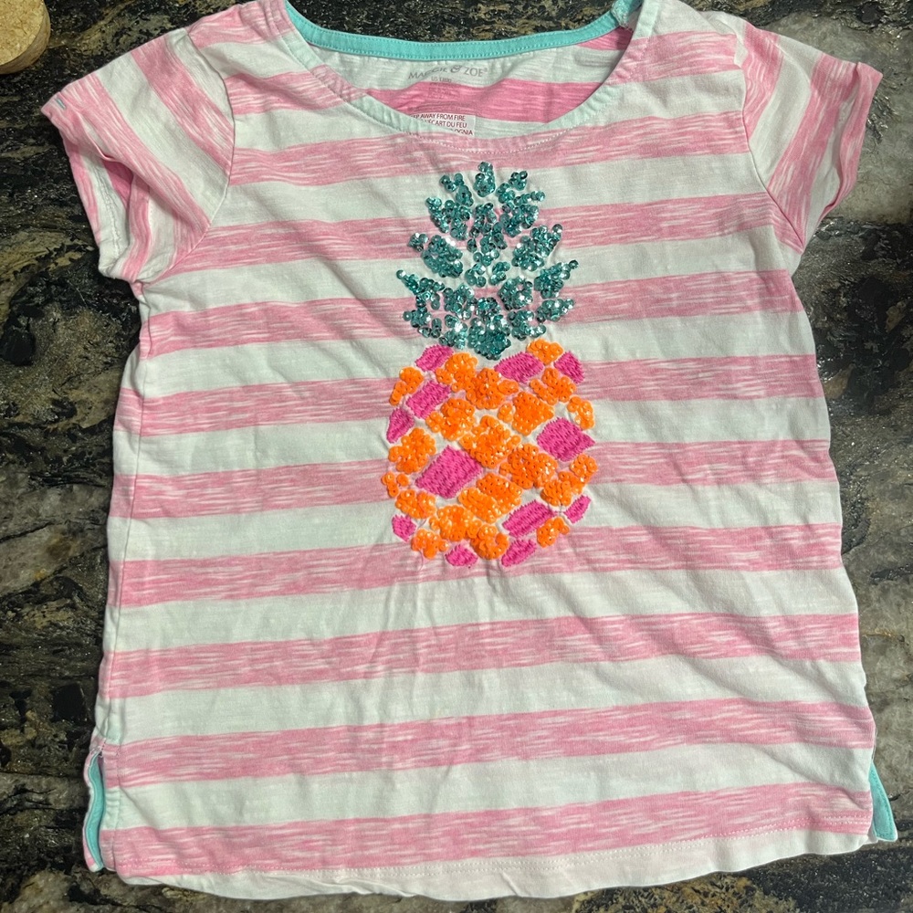 Maggie & Zoe Pink and Orange Short Sleeve Tees
